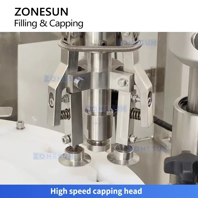 ZONESUN ZS-FJFC2 Macchina automatica per il riempimento e il tappo dei fiale in polvere per bottiglie di laboratorio e farmaceutici