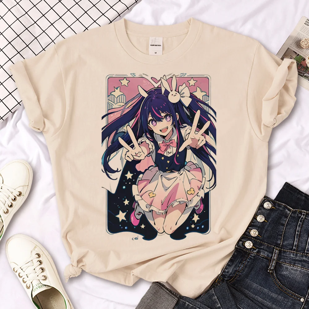 Oshi No Ko top women manga graphic Japanese top female designer graphic harajuku clothing