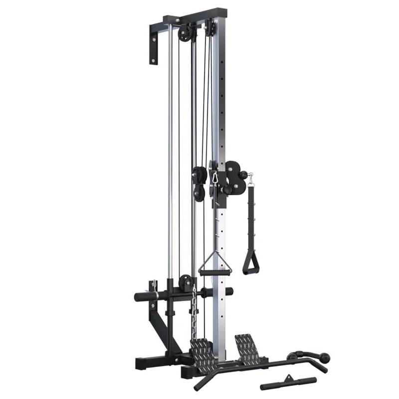 Home Gym Equipment Multi-Function Wall-Mounted Fly Machine High Pulley Lat Pulldown Machine Muscle Shaping Pulley System Pulley
