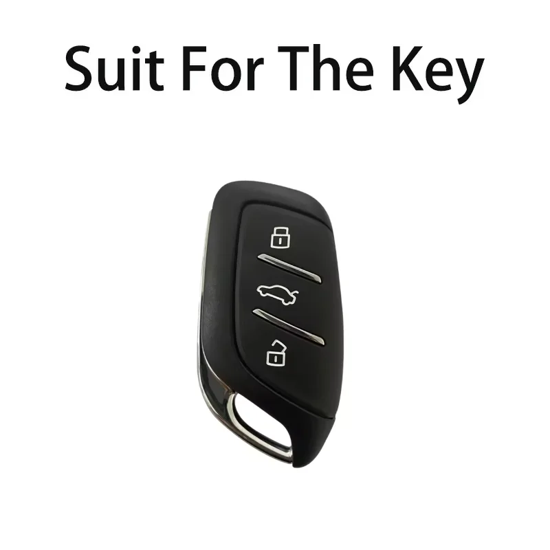 Metallic Gray TPU for MG Ev Mg4 HS GT ZS ZX MG5 MG6 for Morris Garages Roewe RX3 RX5 RX8 I6 I5 Remote Car Key Case Cover Fob Bag