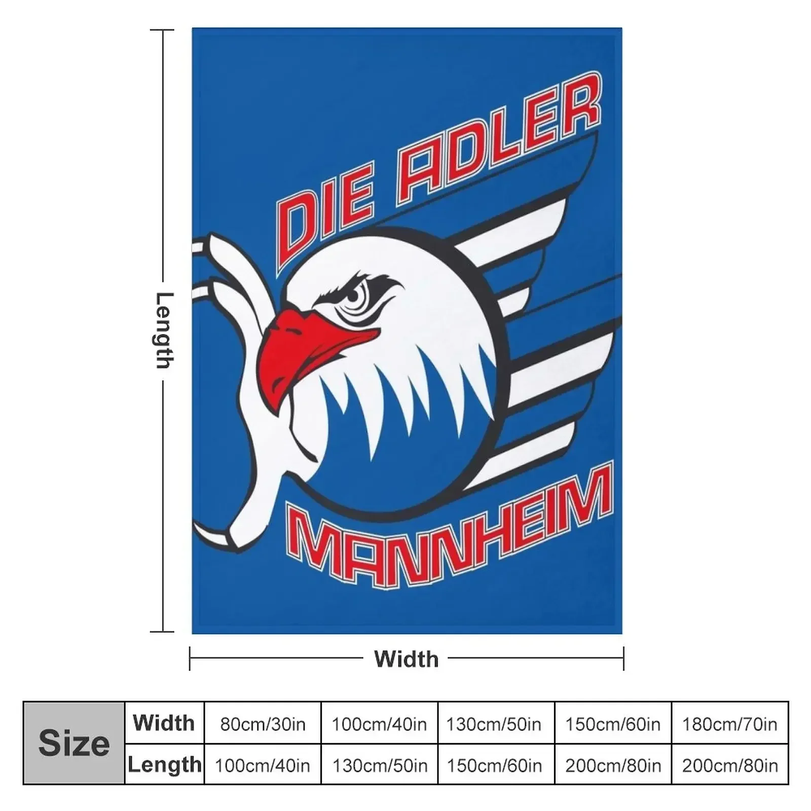 Adler Mannheim Throw Blanket Kid'S manga Hairy Blankets