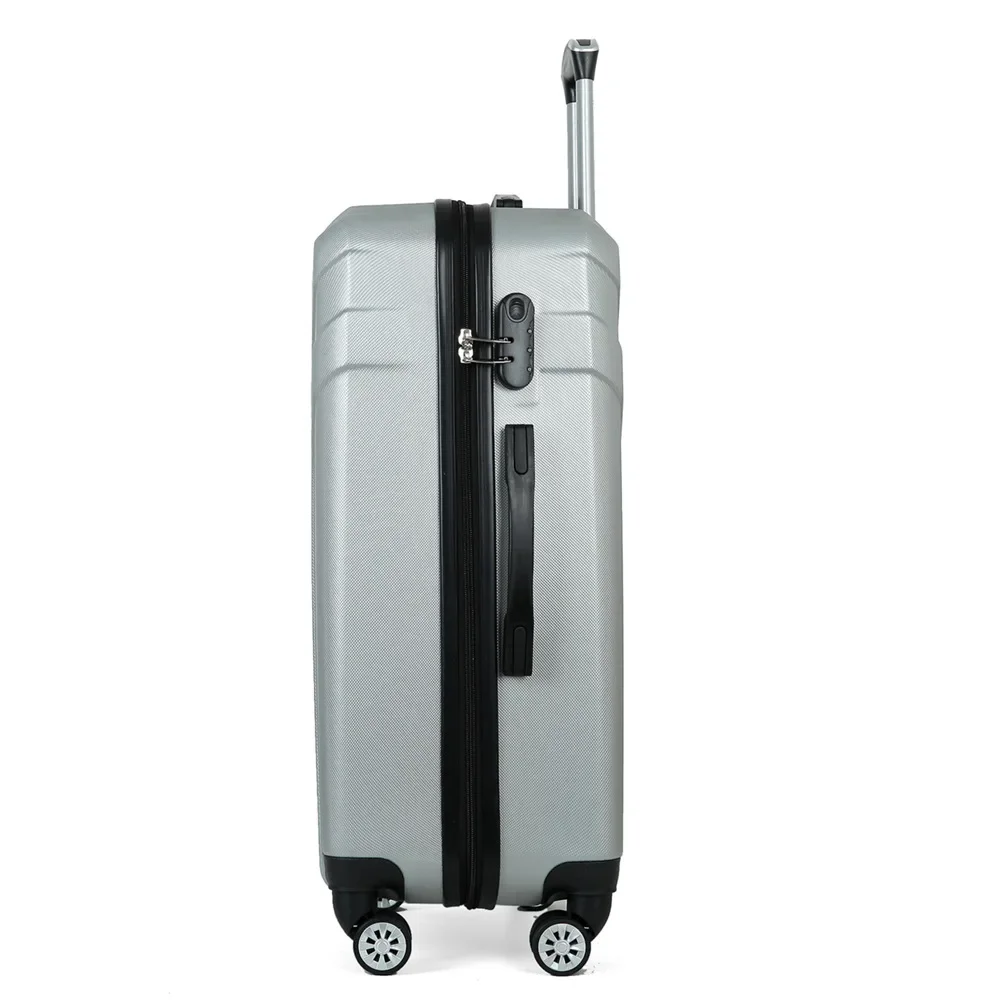 

(11) Customized New ABS Trolley Case Universal Wheel Boarding Travel Password Suitcase