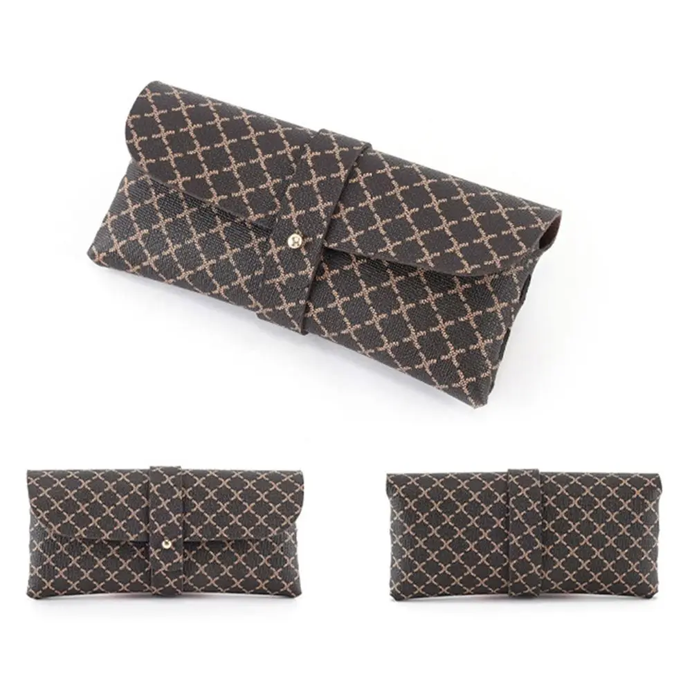 حقيبة نظارات محمولة من الجلد الناعم ، مقاومة للضغط قابلة للطي ، واقي نظارات ، غطاء حافظة واقية ، رجال ونساء