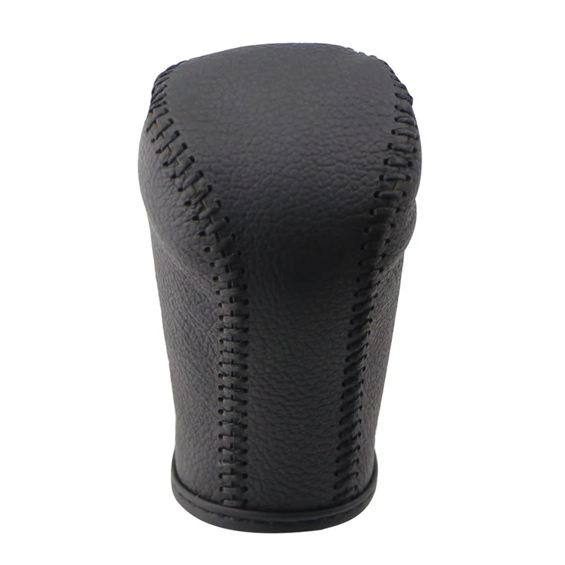 Leather Gear Shift Knob Cover for Toyota Corolla Rav4 Rav 4 2014-2019 Automatic Hand-Stitched DIY Gear Shift Collars A