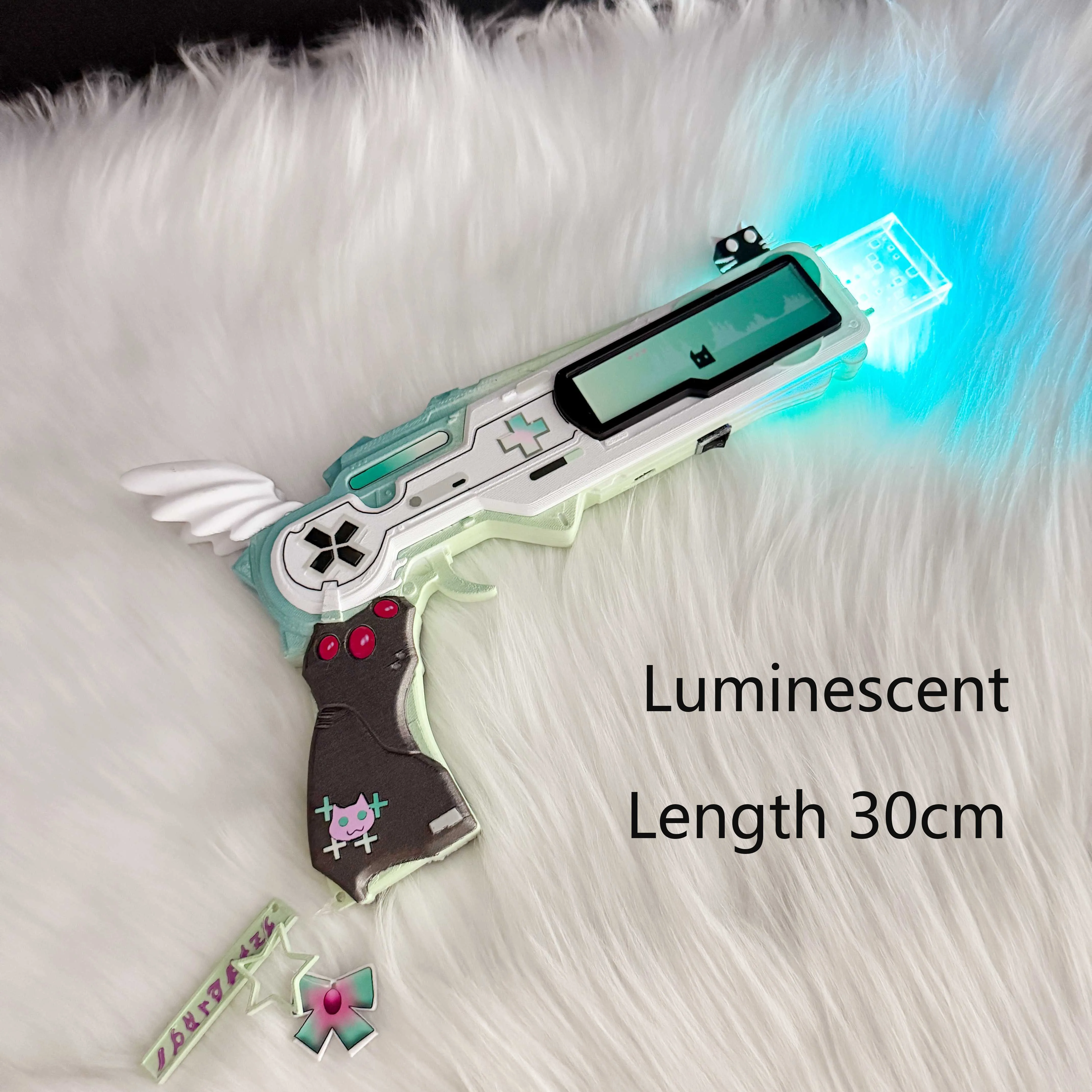 

LYNAE Cosplay Luminous Weapons 3D Printing Props Anime Wuthering Waves Halloween Comic Convention Clothing Accessories