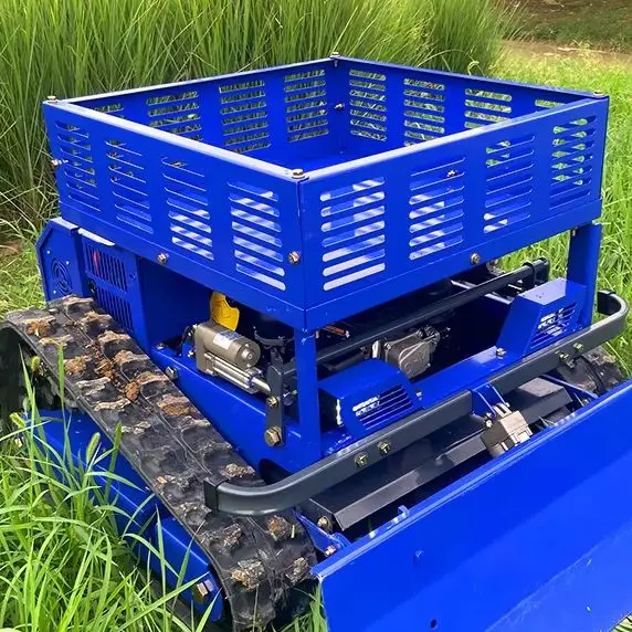 تخصيص جزازة العشب الآلية الصناعية التي يتم تتبعها بجميع التضاريس مع الرف وعرض القطع 550 مم #1