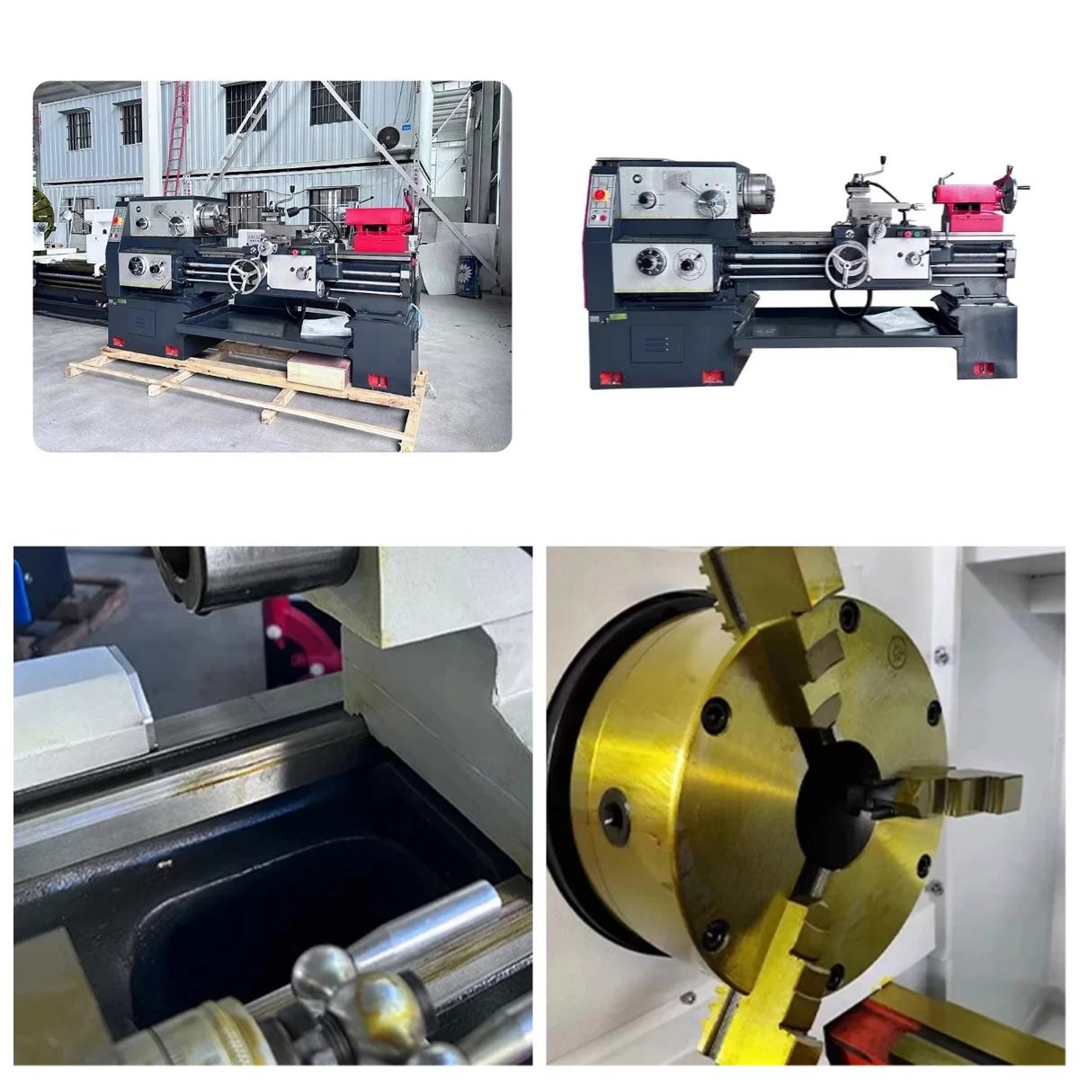 High Precision Horizontal Metal Lathe CA6140/6150/6163/6180 Series, Heavy Duty Engine Lathe for Industrial Turning