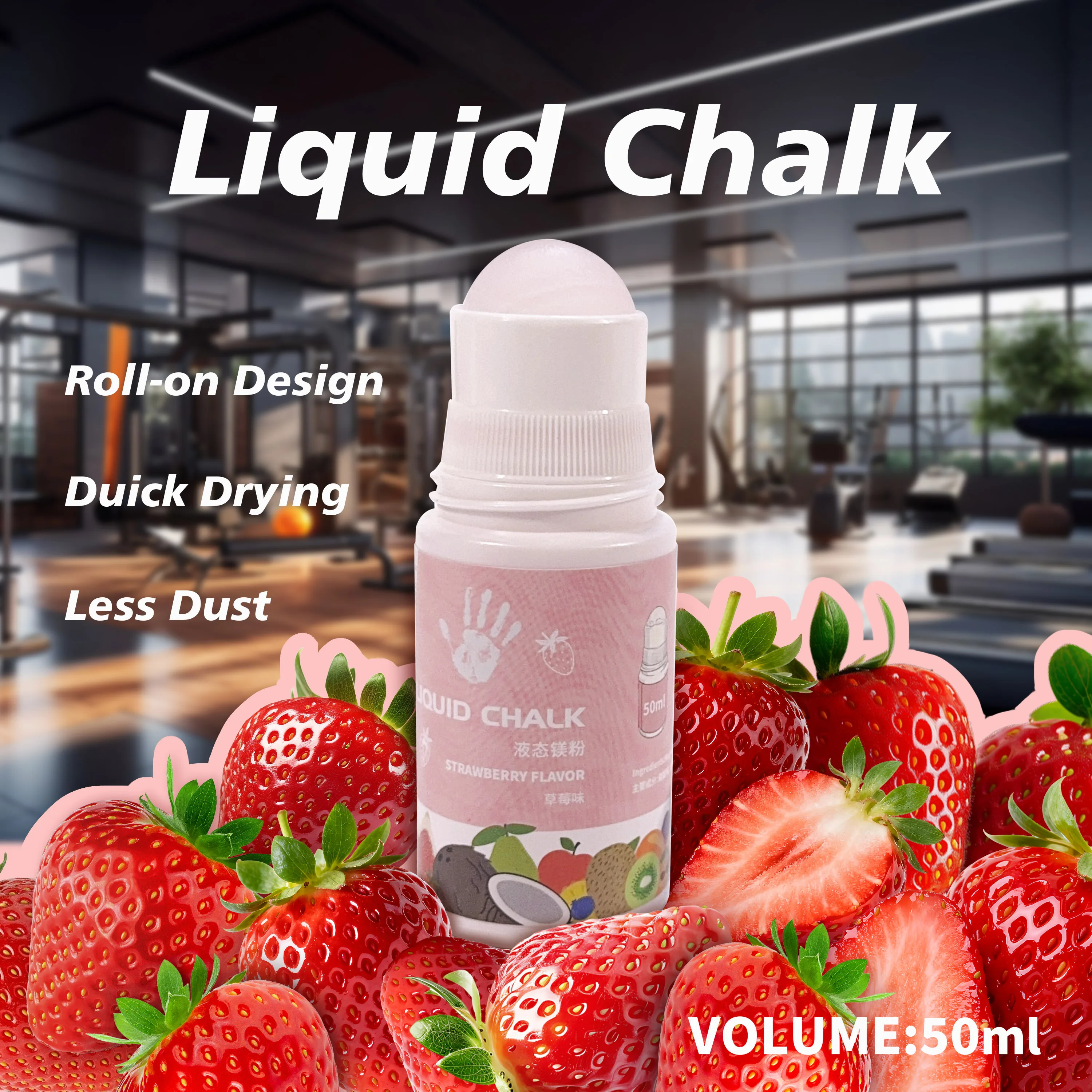 Liquid Chalk Grip | Instant Drying, Sweat-Resistant, Non-Slip – For Weightlifting, Climbing & Fitness Training