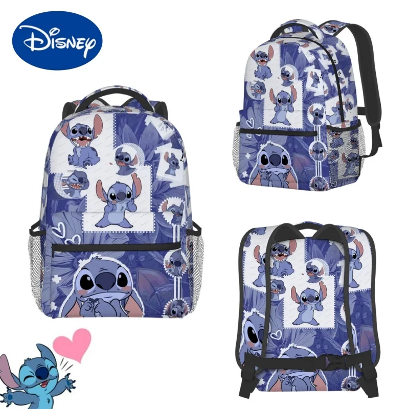 2024 Stitch Shoulder Bag Anime Cute Elementary School Backpack Cartoon Boys and Girls School Bag Opening Gift Childlike Fun