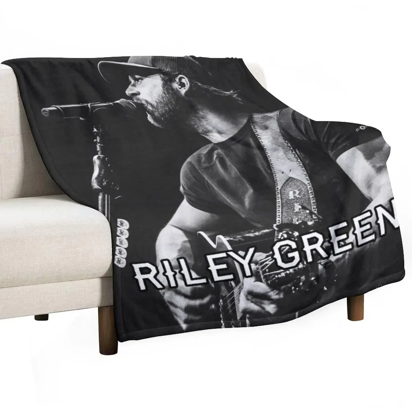 Riley Greana Throw Blanket christmas gifts for sofa Plaid warm winter Sofas Kid'S Blankets