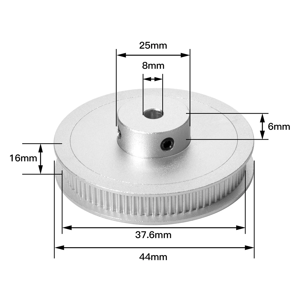 Imagem -06 - Bigtreetech-engrenagem 2gt Synchronous Wheel Timing Belt Resistente ao Desgaste Cinto para Impressora Voron2.4 Largura mm mm