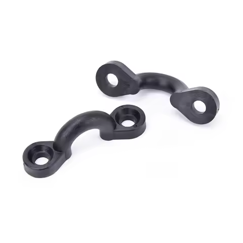 10pcs Nylon Bungee Deck Loops Rigging Kit Without Screws Tie Down Pad Eye For Boat Kayak Deck