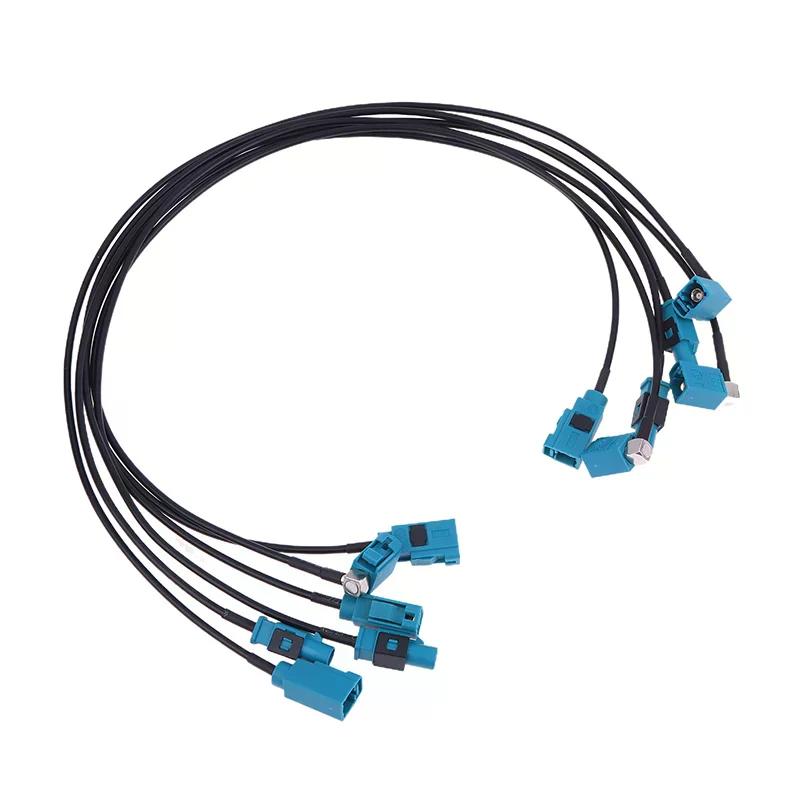 Fakra Z Male To Fakra Z Female 90 Degree Jack Car Navigation GPS Antenna Adapter Extension Cable RG174 RF Coaxial Pigtail