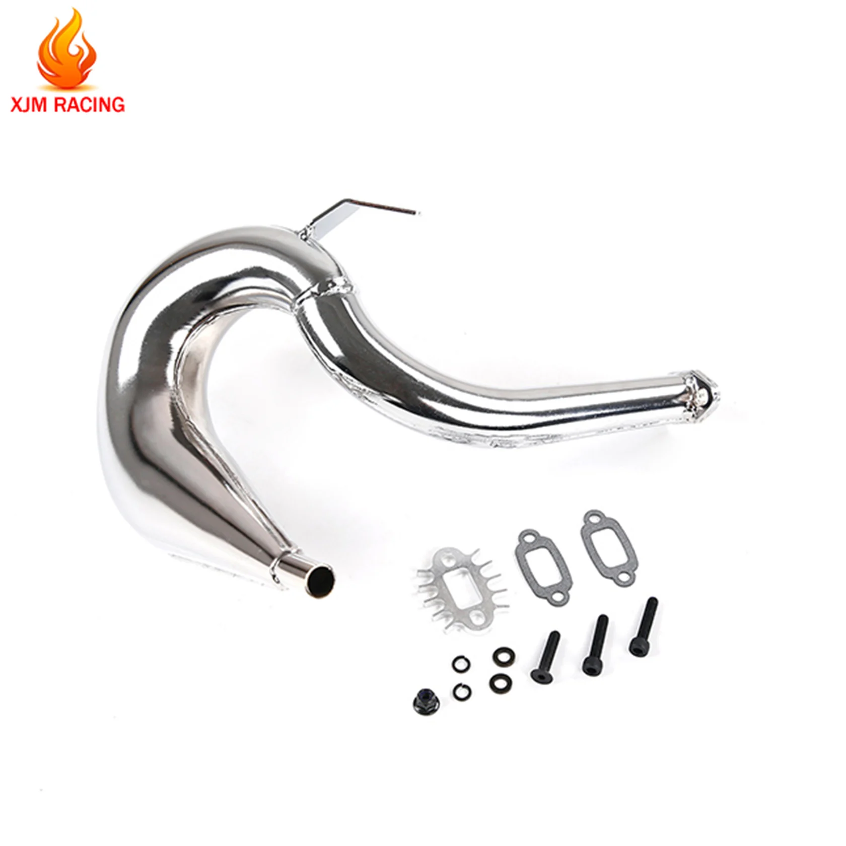 

Alloy Exhuast Pipe Set for 1/5 Hpi Rovan Rofun King Motor Baja 5b 5t 5sc Truck Rc Car Parts
