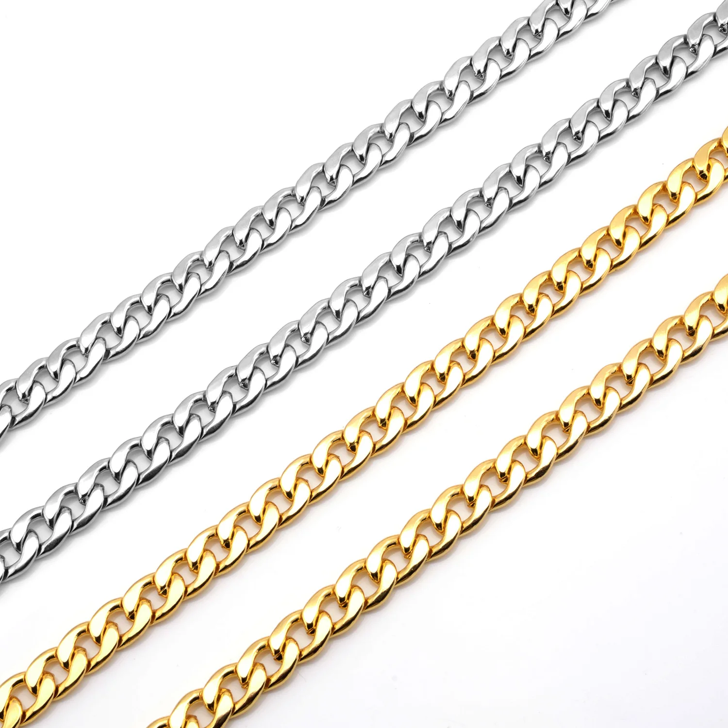 

Аксессуары для рукоделия DIY, ювелирные изделия из Гуандуна, европейские и американские украшения для внешней торговли, длинное ожерелье из нержавеющей стали nk2.5 оптом, эффектный дизайн.