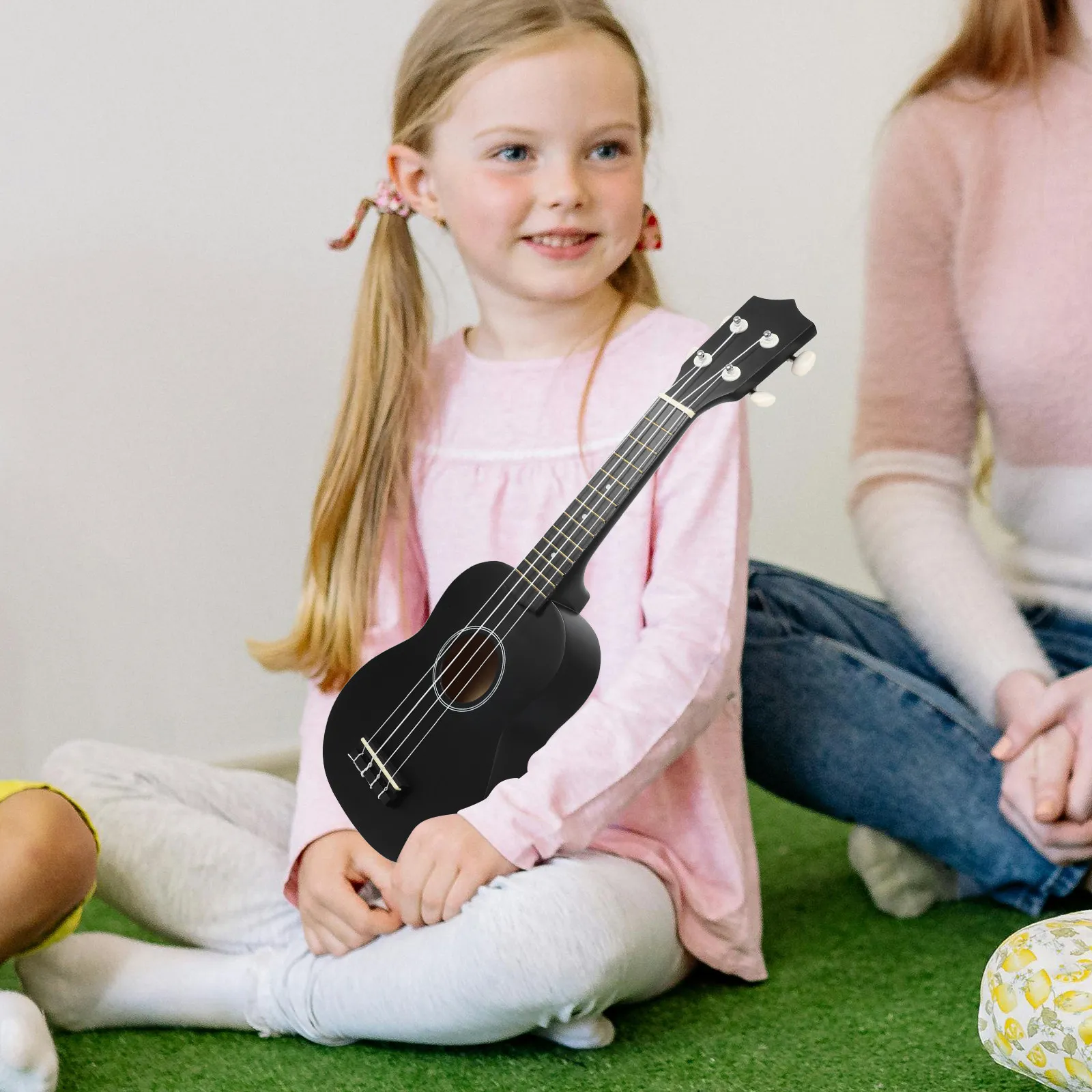 

Style Mini Ukulele Guitar for Children Beginners Develops Music Cognition Creativity Smooth Polished Wood Surface Ideal