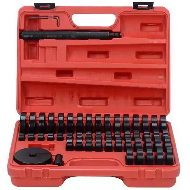 52pcs 18-65mm Bushing Disc Bearing Seal Driver Pressure Disc Tool Set Driver Kit Car Repair Tool