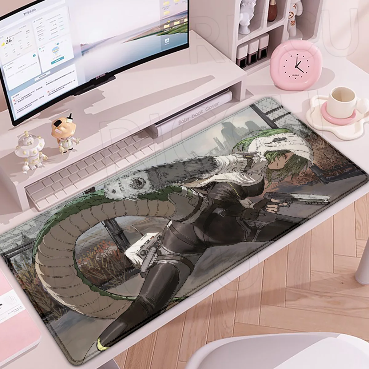 HD print XXL Anime Fluorite  Arknights Endfield Mouse Pad Game Non-slip Rubber Gaming Large Mousepad Desktop Decoration Desk Mat
