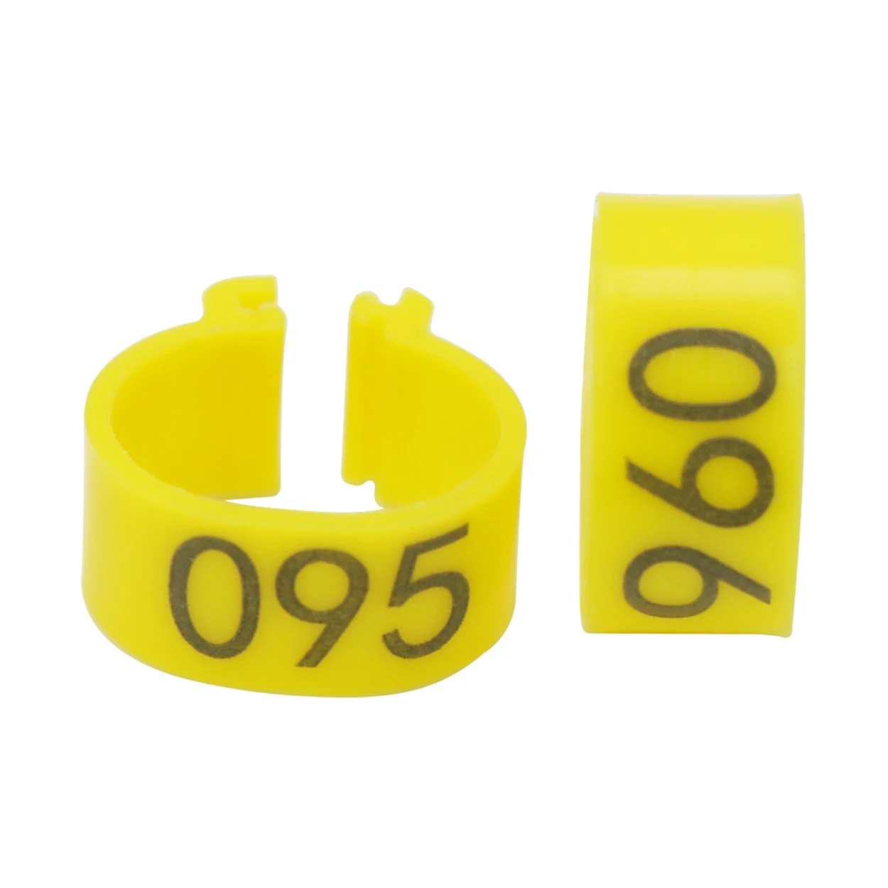 100 pcs Inside diameter 1.6cm snap-on Chicken Foot Ring  001-100 Duck Goose Bird Quail Poultry Hen Ring Poultry Recognition