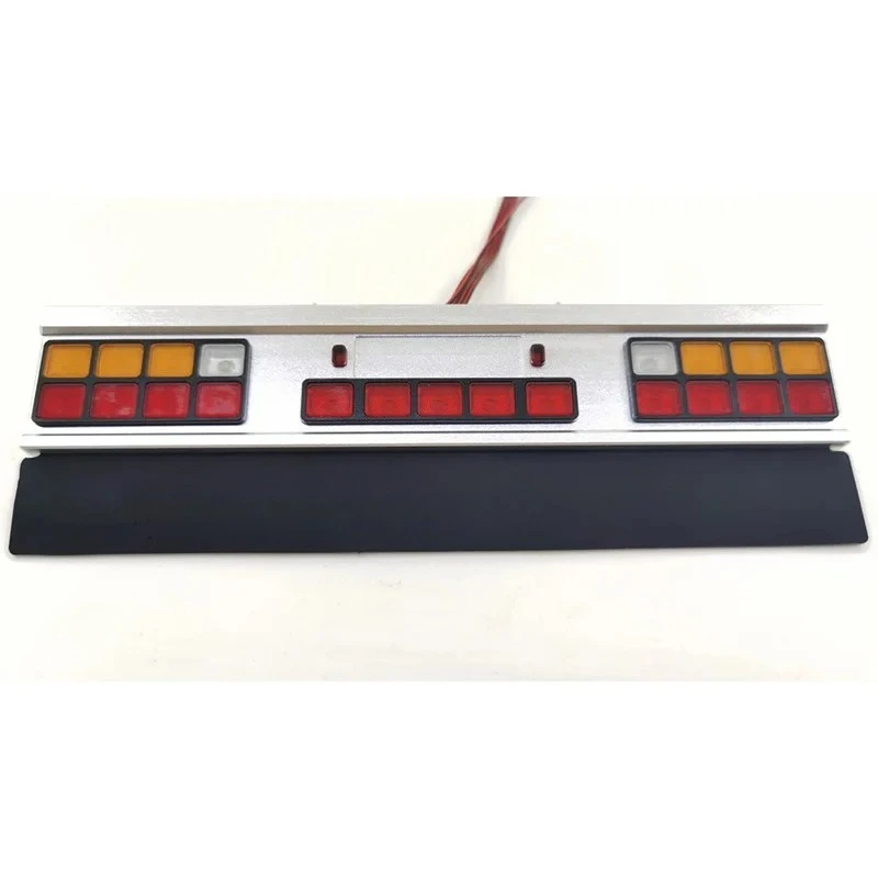LED Simulatie Metalen Achterlicht Container Lamp voor 1/14 Tamiya RC Truck Auto Voor scania 770S Voor volvo FH16 Voor man