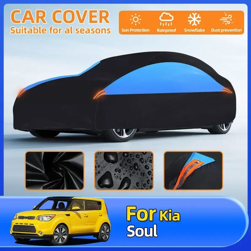 

Car Cover Waterproof Sunshade Dustproof Protection Cover For Kia Soul 2009-2017 2018 2019 2020 2021 2022 2023 2024 Accessories