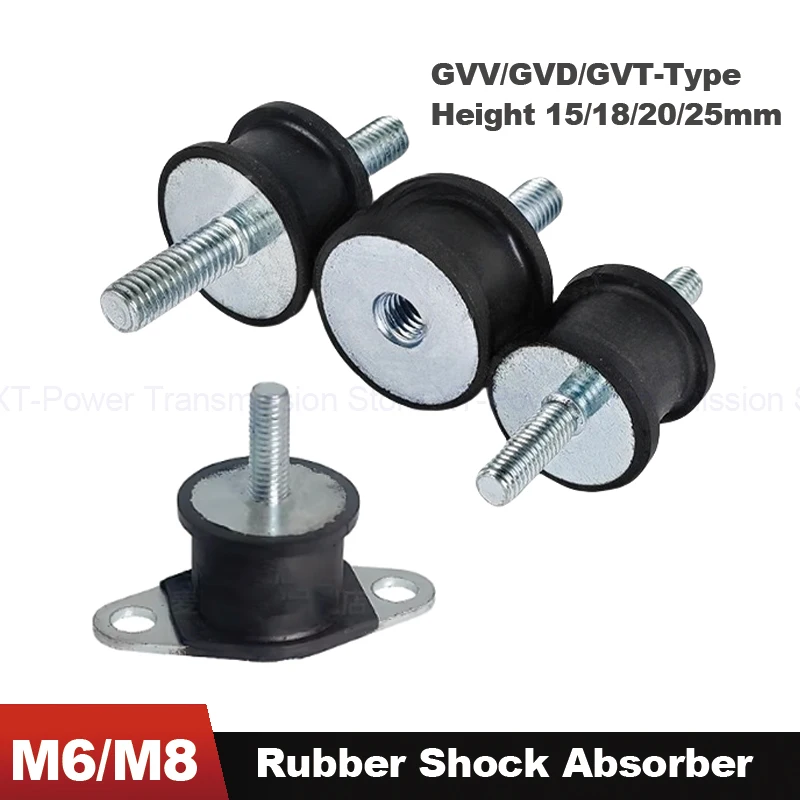 1Pcs M6 M8 Rubber V…