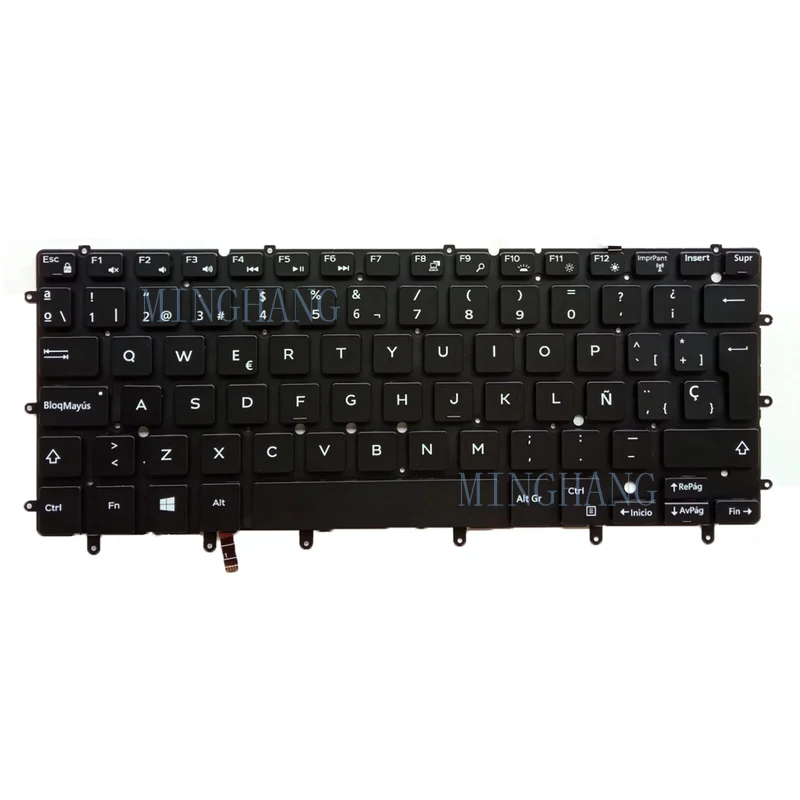 M   M   for Dell Inspiron 13 7000 7347 7348 7352 7353 7359 SP Laptop Backlit Keyboard view 2