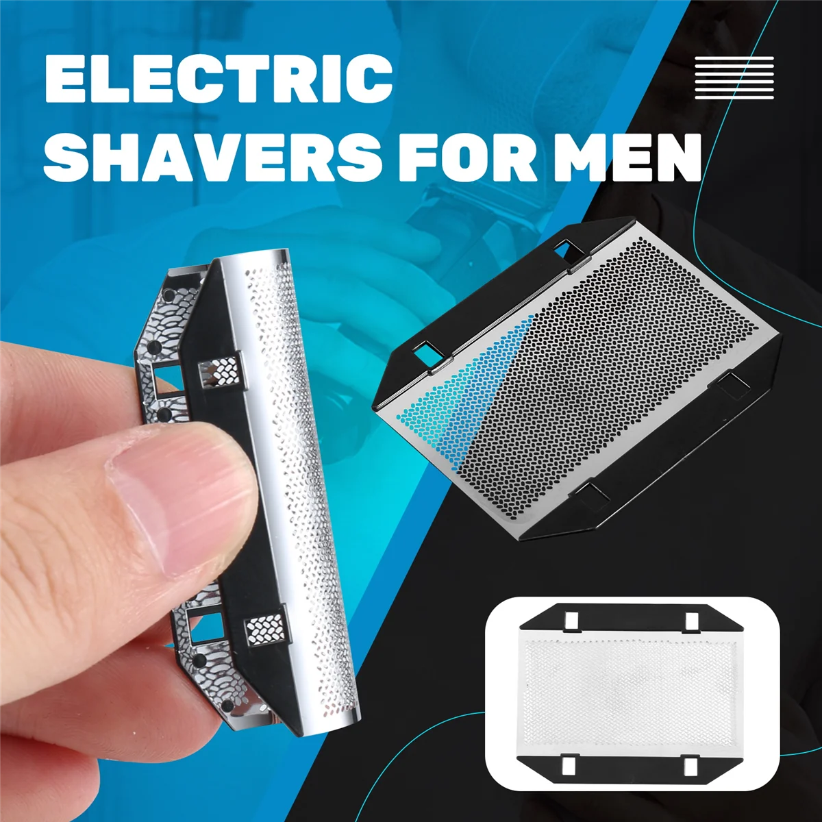 Men's Electric Razor Replacement Cutters Outer Foil for Panasonic ES9943C ES318 ES329 ES338 365 Men's Shaver Replacement