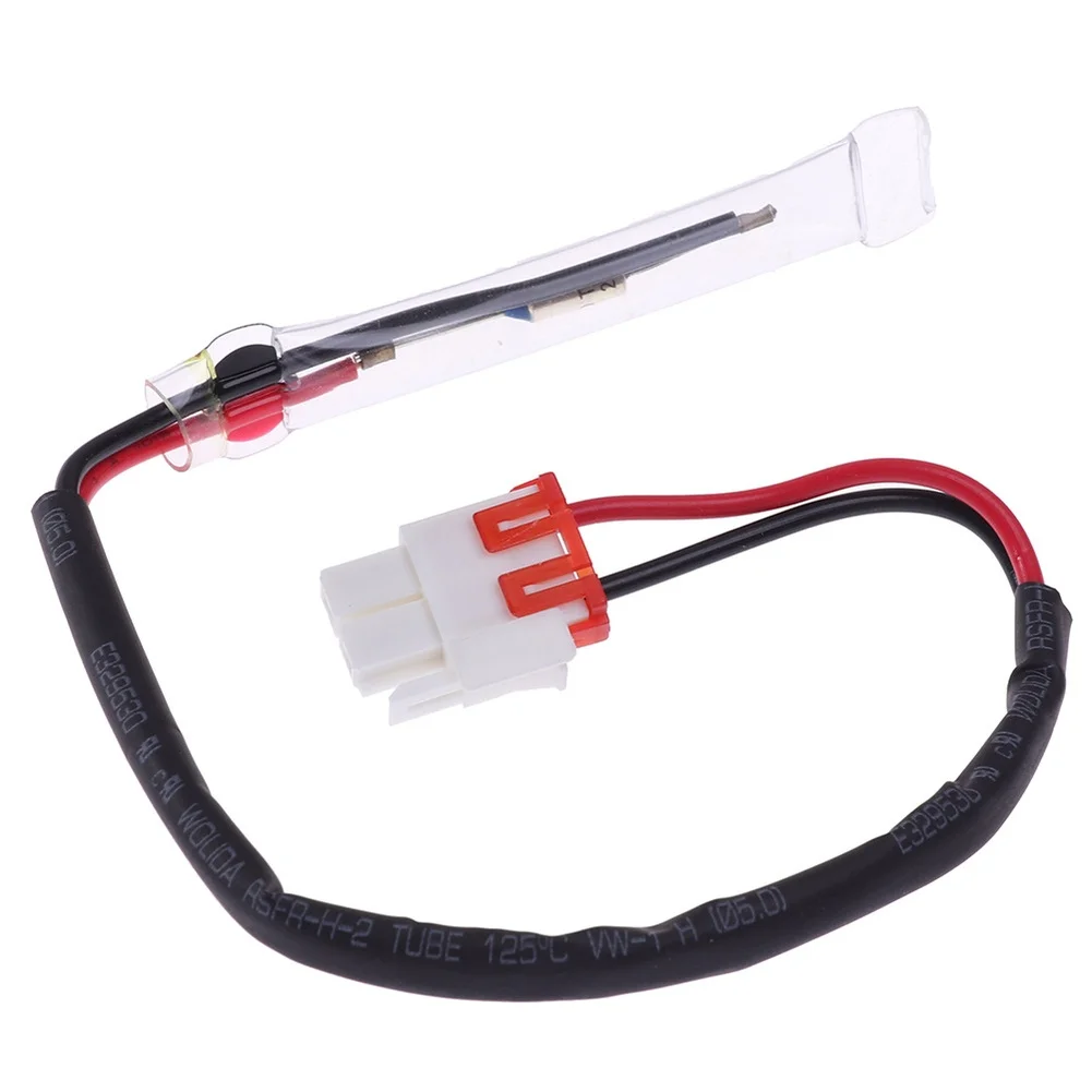 Thermal Fuse Defrost Sensor For SAMSUNG Fridge Freezers Refrigerator Defrost Fuse 110 Degrees White Connector