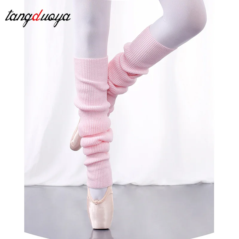 Girls Ballet Leg Warmers Classic Knit Leg Warmers Rib-Knit Warmer Socks Women's Stockings Hosiery Warm in autumn and winter