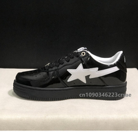 New Arrival Colors Bape Sta Black White Vibe Skateboarding Shoes Outdoor Causal Bapesta Slip-Resistant Walking Sneakers 36-45