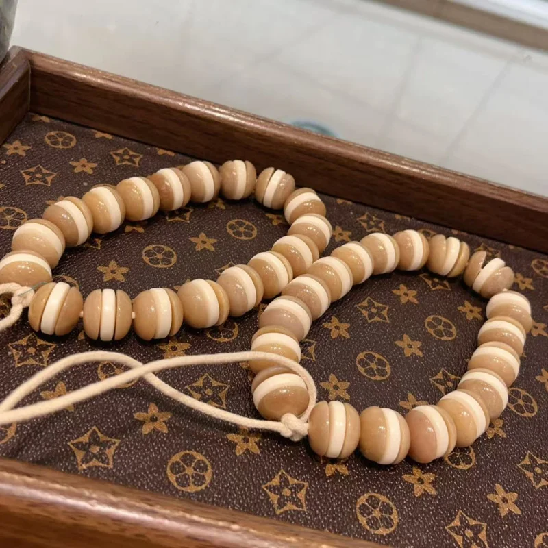 

Bone Hamburger Beads Handheld Approximately 16x15mm Jewelry Accessories Bracelet Necklace