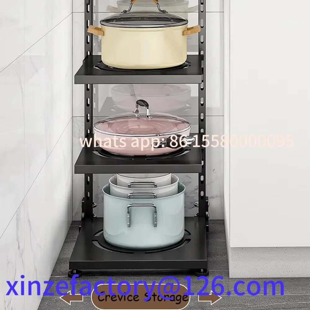 

Customizable Kitchen Pot Rack Multi-Layer Storage Holder Debris Organizer Adjustable Free Layering Household Bowl Shelf Kitchen