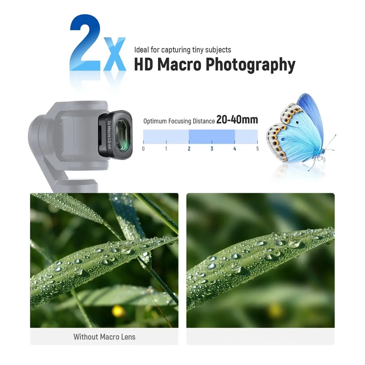 New Electronics For 3 0.75X Wide Angle 2X Macro Lens Set Creator Combo Accessories with Two Screen Protectors