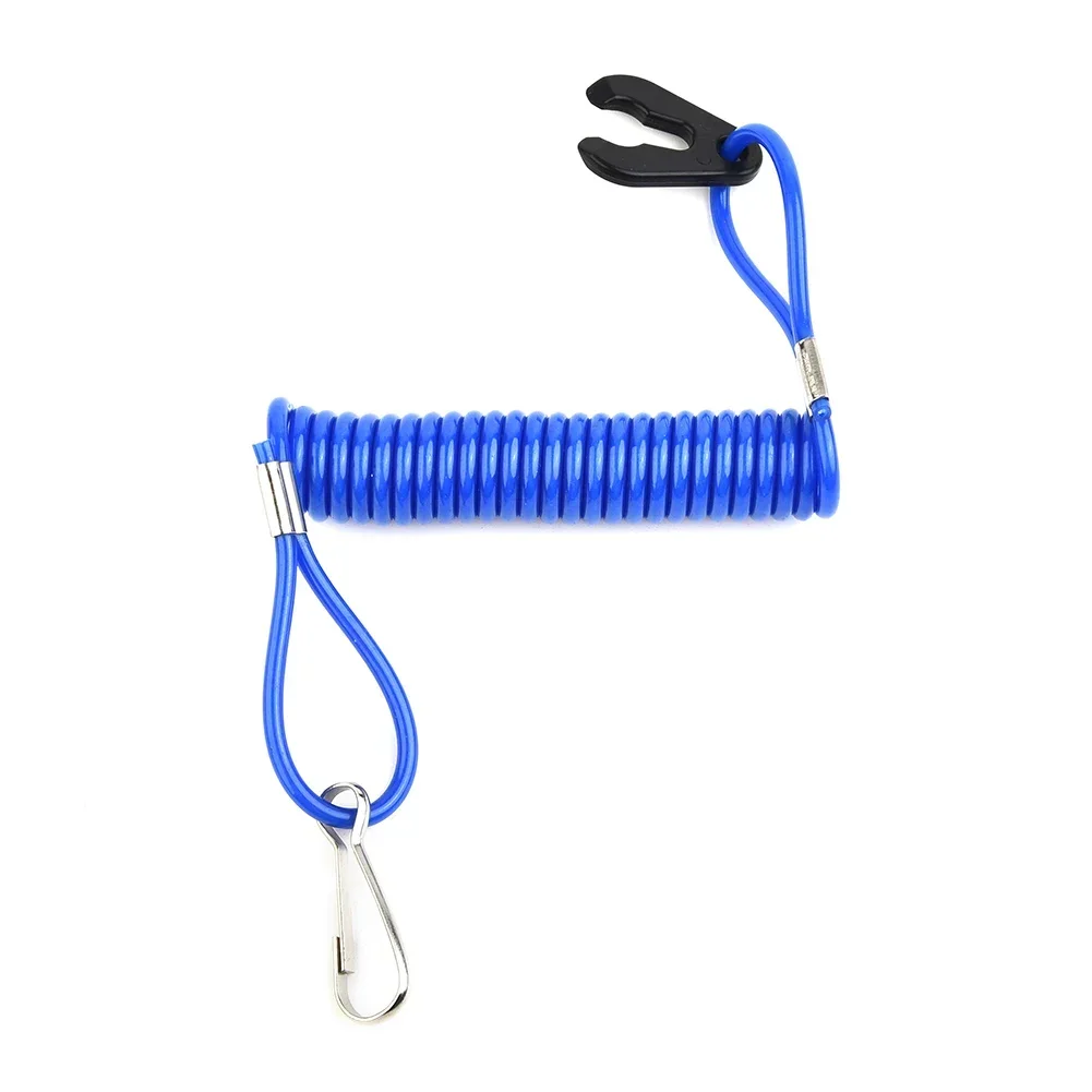 

Parts Kill switch key 1pc Accessory Blue Floating Lanyard Outboard Replacement Safety TPU+PVC Jet ski Practical