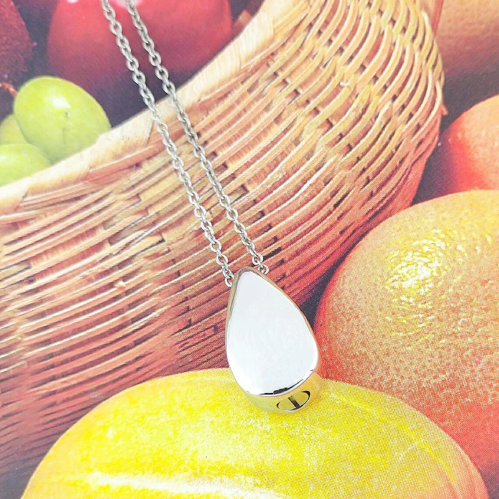 

Water Drop Pendant Necklace Corrosion-resistant Jewelry Urn Proof Wear Stainless Steel Beloved Keepsake
