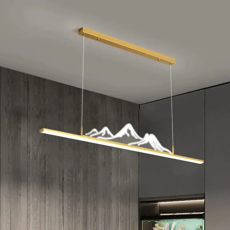 

Modern Minimalist LED Pendant Lights for Living and Dining Room Food Tables Kitchen Chandelier Home Decor Hanging Light Fixture