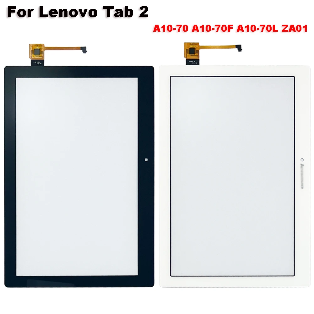 

New For Lenovo Tab 2 10.1" A10-70 A10-70F A10-70L A10 70 A10 70F A10 70L Touch Screen + OCA LCD Front Glass Panel Replacement