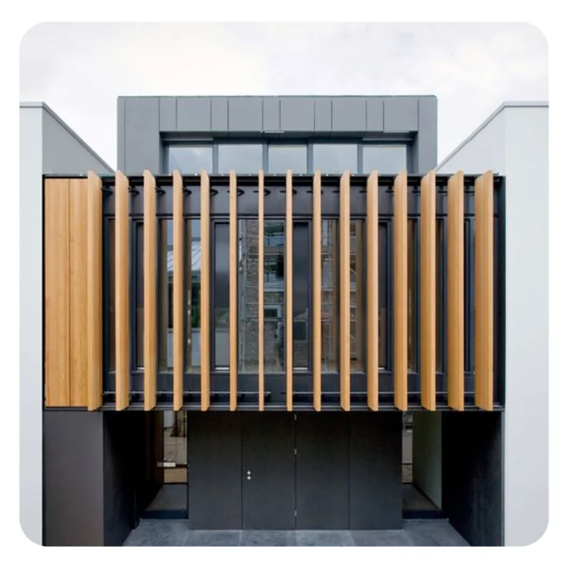 Customization Factory Most Popular Louver  Fixed Vertical Aluminium Louvres