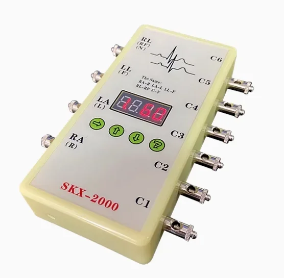 ECG Simulator ECG Signal Generator Medical Device Test Equipment Heart Rate Pulse Waveform Analyzer for Patient Monitor