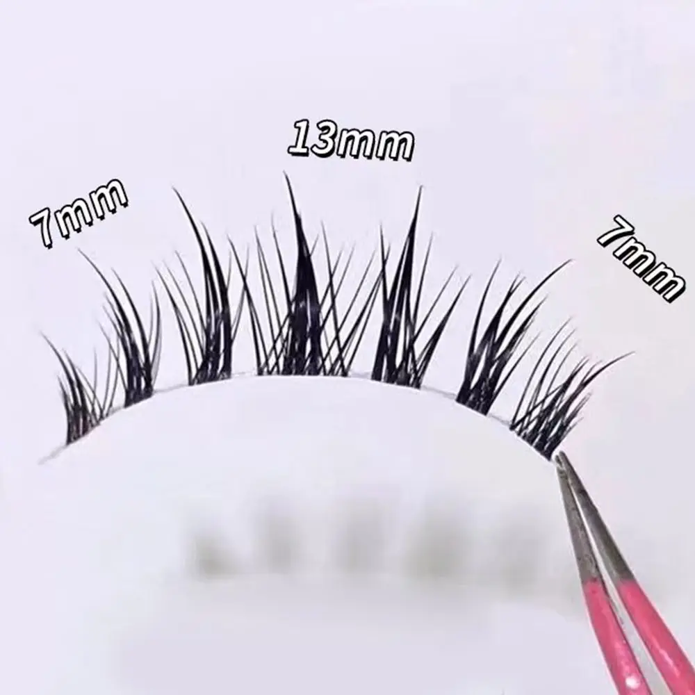 Faux cils doux et pointus pour les yeux, extension de cils, bande dessinée thaïlandaise, tige transparente, support, outils de maquillage pour les yeux, paresseux