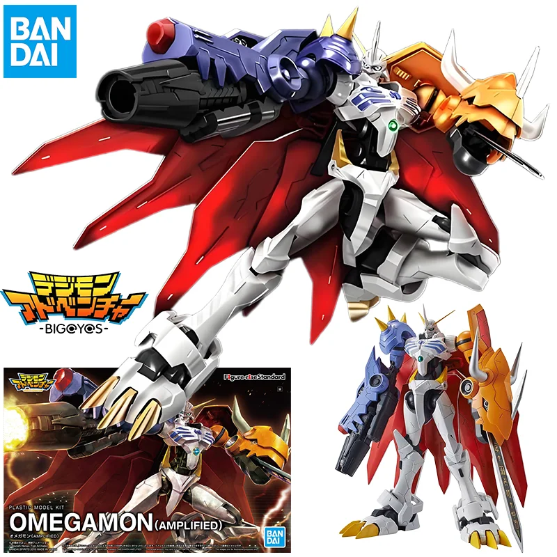 

Bandai Original OMEGAMON Amplified Figure-rise Standard FRS Digimon Anime Action Figure Assembly Toys Model Collection Toy Gifts