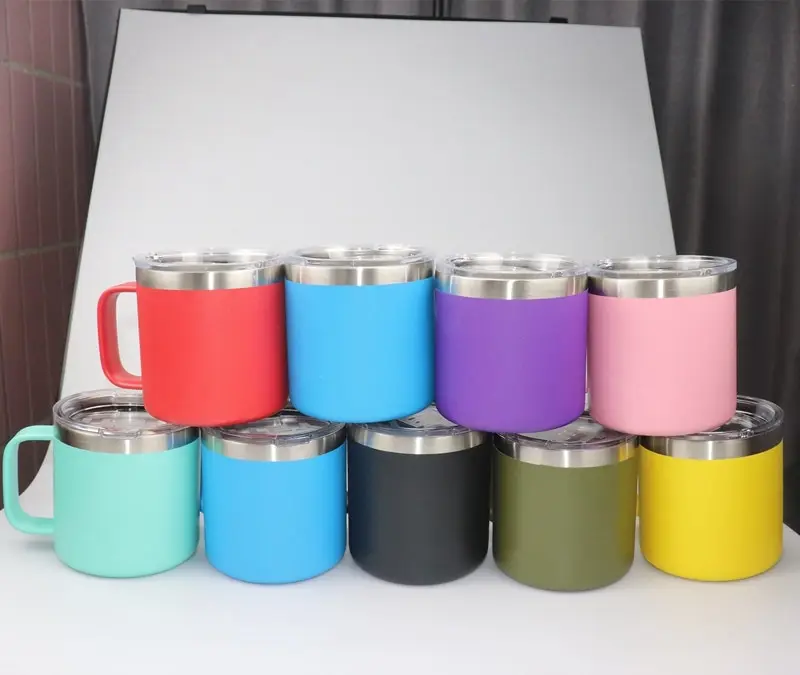 13 colors 14oz double vacuum stainless steel coffee cup