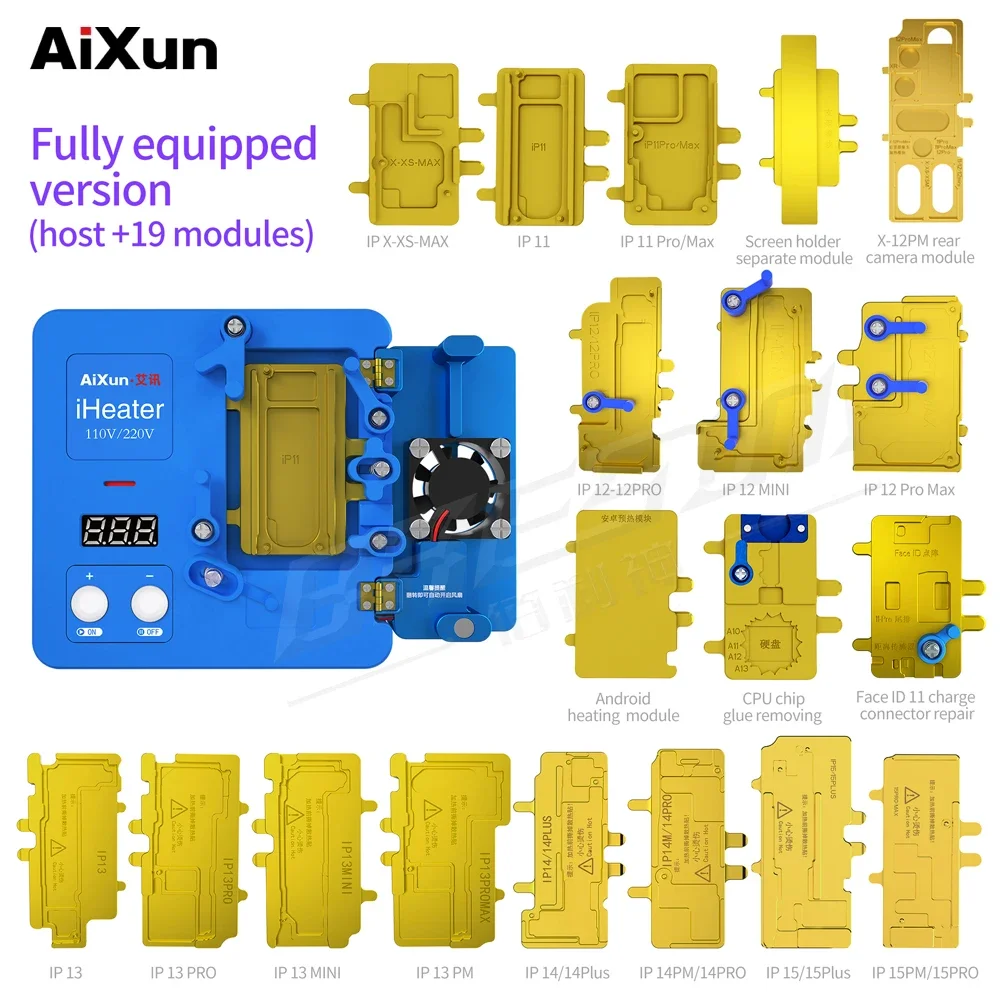 JC iHeater 3rd Gen Pre-heating Station Thermostat Platform heating plate for iPhone X XS 15 14 13 12 Pro Max Motherboard Fixtur