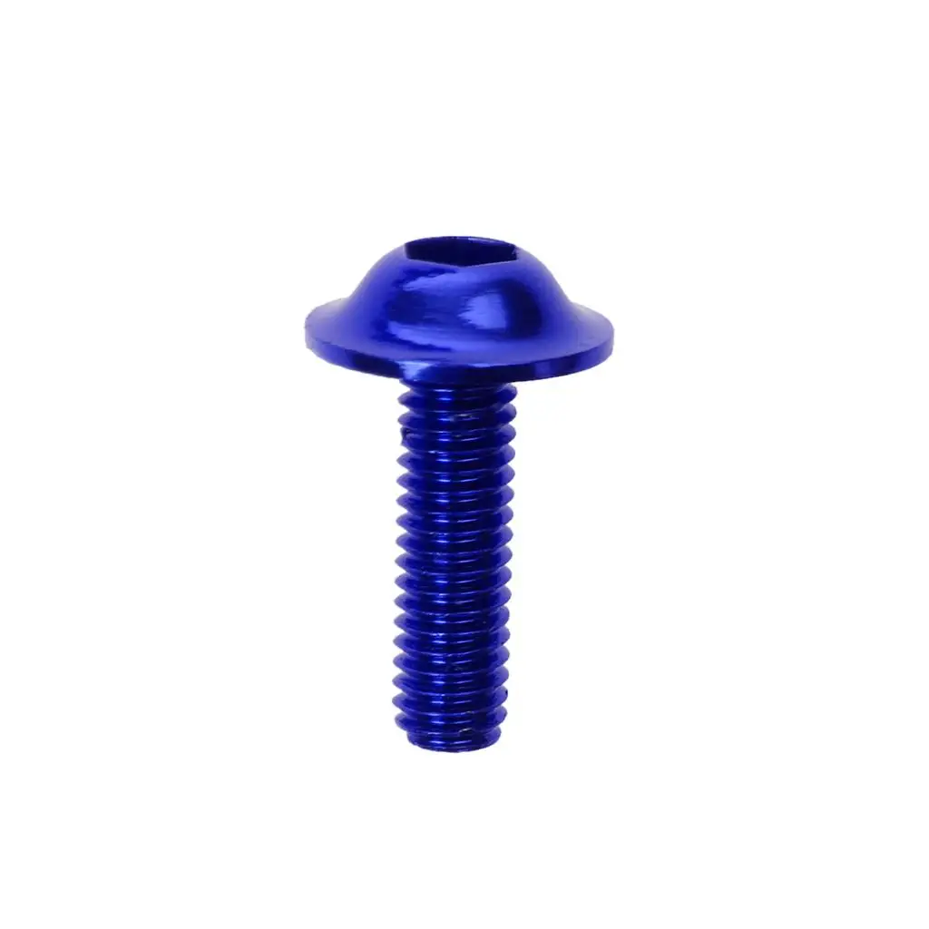 Aluminum Alloy Screws Cap for License Plate Frame Car and Motorcycle Fastener Nut Bolt Set Decorative Parts