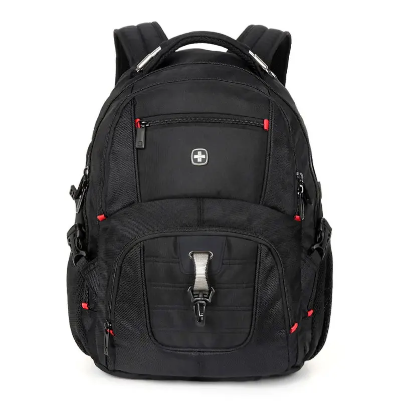 

SUISSEWIN Backpack Large Capacity Backpack Outdoor Travel Bag Pocket Sturdy Durable School Bag Computer Bag