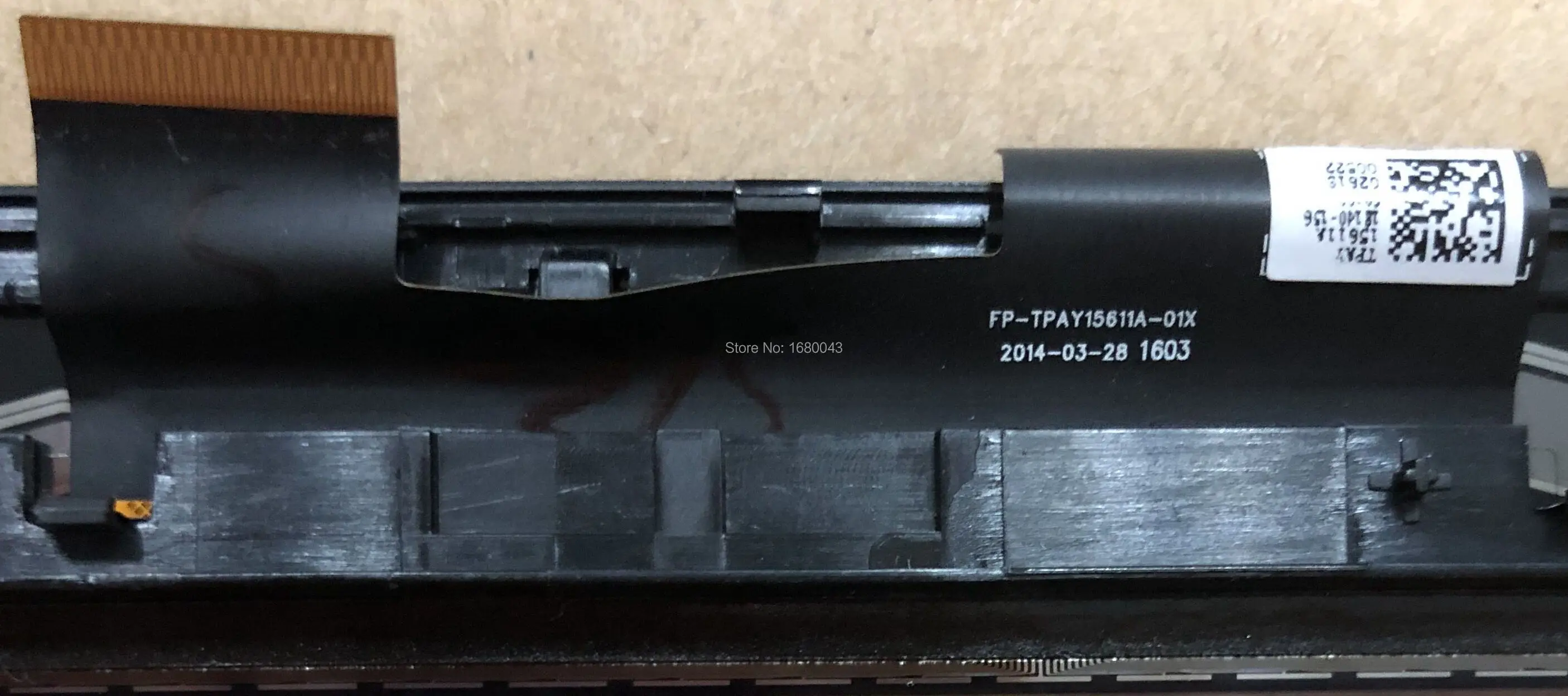 ل Asus TP550L TP550LA محمول FP-TPAY15611A-01X أسود 15.6 "شاشة تعمل باللمس محول الأرقام لوحة الزجاج مع الإطار الحافة استبدال