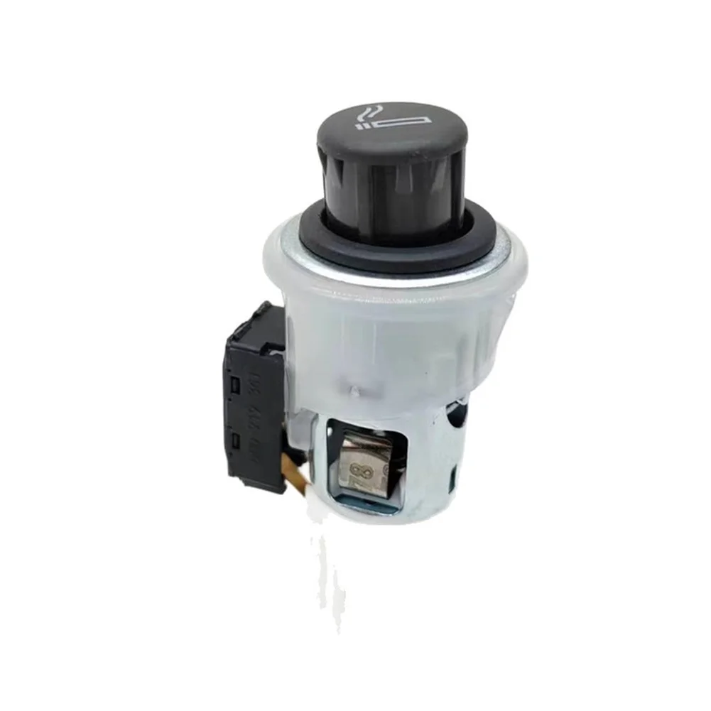 Dashboard Power Button White LED Power Socket For Dashboard Power Control Snap-in Installation Design Night Driving Visibility