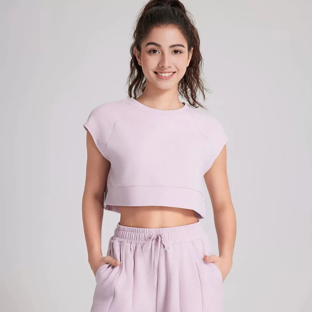 

Women's Ruffled Loose Tie Top Simple Shorts Set Casual Shorts Two-piece Set Office Lady Summer Female Shorts Suits yoga Exercise