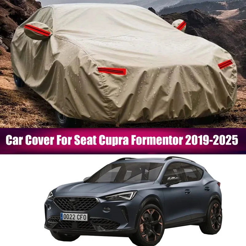 

Cover For Seat Cupra Formentor 2019-2025 Full Car Cover Anti UV Sun Shade Rain Snow Wind Protection Dustproof Auto